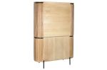 kat.II Komoda drewniana Elegant witryna z lamelami - wady fabryczne - Item International 3