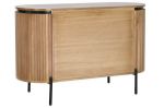 kat.II Komoda drewniana Elegant z lamelami 3 szuflady 3