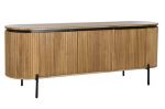 Komoda drewniana Elegant z lamelami  - Item International 2
