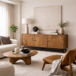 Komoda drewniana Geometric 3D - Item International 1