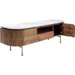Komoda drewniana Grace RTV z marmurowym blatem 145x48 cm - Kare Design 7