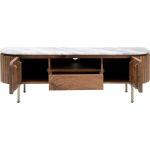 Komoda drewniana Grace RTV z marmurowym blatem 145x48 cm - Kare Design 6