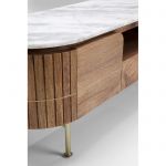 Komoda drewniana Grace RTV z marmurowym blatem 145x48 cm - Kare Design 11