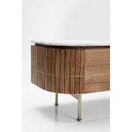 Komoda drewniana Grace RTV z marmurowym blatem 145x48 cm - Kare Design 9