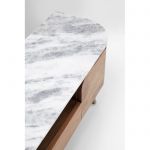 Komoda drewniana Grace RTV z marmurowym blatem 145x48 cm - Kare Design 8