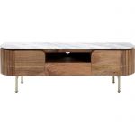 Komoda drewniana Grace RTV z marmurowym blatem 145x48 cm - Kare Design 1