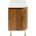 Komoda drewniana Grace z marmurowym blatem 100x78 cm - Kare Design 5