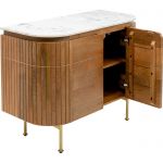 Komoda drewniana Grace z marmurowym blatem 100x78 cm - Kare Design 3