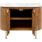 Komoda drewniana Grace z marmurowym blatem 100x78 cm - Kare Design 4