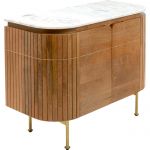 Komoda drewniana Grace z marmurowym blatem 100x78 cm - Kare Design 2