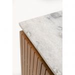 Komoda drewniana Grace z marmurowym blatem 100x78 cm - Kare Design 10