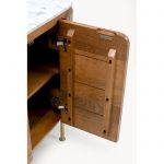 Komoda drewniana Grace z marmurowym blatem 100x78 cm - Kare Design 9