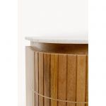 Komoda drewniana Grace z marmurowym blatem 100x78 cm - Kare Design 8
