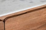 Komoda drewniana Grace z marmurowym blatem 160x78 cm 7