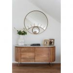 Komoda drewniana Grace z marmurowym blatem 160x78 cm - Kare Design 2
