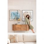 Komoda drewniana Grace z marmurowym blatem 160x78 cm - Kare Design 4