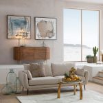 Komoda drewniana Grace z marmurowym blatem 160x78 cm - Kare Design 3