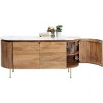 Komoda drewniana Grace z marmurowym blatem 160x78 cm - Kare Design 6