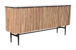 Komoda drewniana Marble z lamelami i marmurem 170 cm - Item International 2
