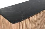 Komoda drewniana Marble z lamelami i marmurem 170 cm - Item International 8
