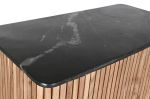 Komoda drewniana Marble z lamelami i marmurem 85 cm - Item International 7