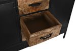 Komoda drewniana Nero Loft - Item International 6