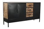 Komoda drewniana Nero Loft - Item International 3