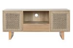 Komoda drewniana Organic szafka RTV w stylu eko z jutą  - Item International 1
