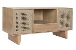 Komoda drewniana Organic szafka RTV w stylu eko z jutą  - Item International 2