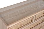 Komoda drewniana Rattan collection 80 cm - Item International 6