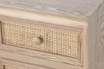 Komoda drewniana Rattan collection 90 cm - Item International 7