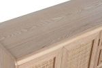 Komoda drewniana Rattan collection 90 cm - Item International 5