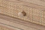 Komoda drewniana Rattan collection z 6 szufladami - Item International 5
