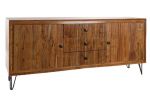 Komoda drewniana Retro look drewno akacjowe - Item International 2