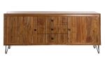 Komoda drewniana Retro look drewno akacjowe - Item International 1