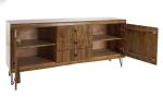 Komoda drewniana Retro look drewno akacjowe - Item International 3