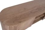 Komoda drewniana RTV Acacia round 150 cm 7