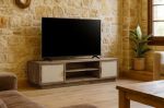 Komoda drewniana RTV Bahia jute - Item International 2