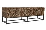 Komoda drewniana RTV Fashionable Mosaic 3D  - Item International 2
