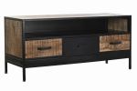 Komoda drewniana RTV pod TV Nero Loft - Item International 3