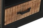Komoda drewniana RTV pod TV Nero Loft - Item International 4