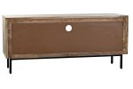 Komoda drewniana RTV pod TV Nero mango - Item International 3