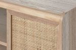 Komoda drewniana RTV Rattan collection - Item International 4