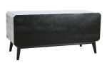 Komoda drewniana RTV Retro round czarna - Item International 2