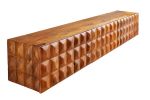 Komoda drewniana RTV Vulcano drewno mango 160 cm - Invicta Interior 2