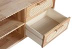 Komoda drewniana Rubberwood RTV 120 cm - Item International 4