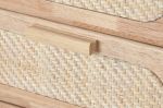 Komoda drewniana Rubberwood słupek  - Item International 6