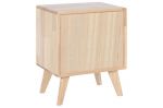 Komoda drewniana Rubberwood szafka nocna - Item International 3