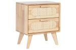 Komoda drewniana Rubberwood szafka nocna - Item International 2