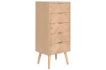 Komoda drewniana słupek w jodełkę - Item International 2